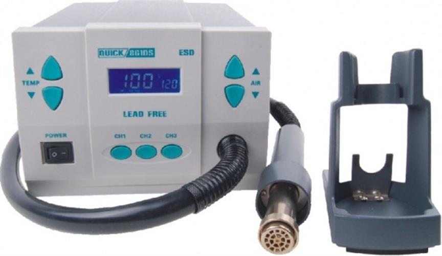 תחנת אוויר חם מקצועית Quick 861DW - פתרון מתקדם להלחמה מדויקת