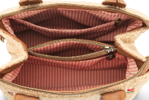 Cross Body דגם TEDDY SAND בינוני רצועה מתכווננת |26.5x14x22 ס"מ