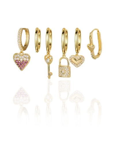 Olive Set Earrings Gold