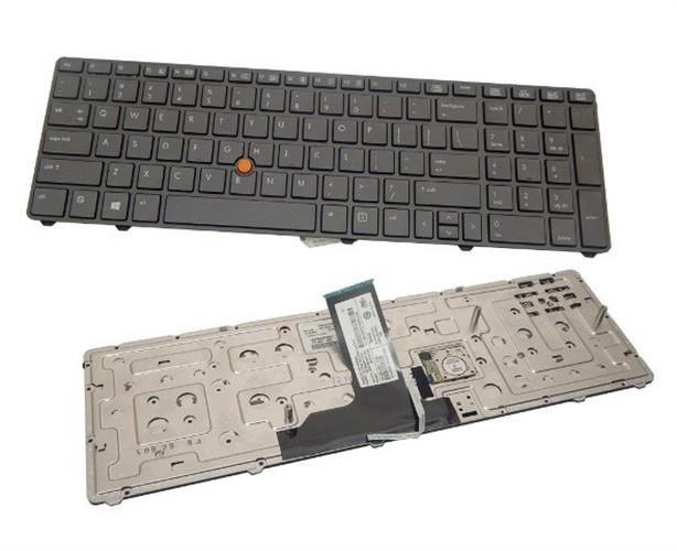 מקלדת למחשב נייד HP EliteBook 8760P 8760w 8770w Series Back-lit Keyboard 701454-001 US