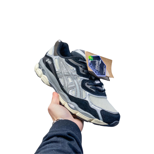 Asics Nyc stell grey Black   - נעלי אסיקס