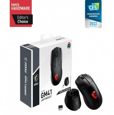 MSI Clutch GM41 Lightweight Wireless/Wired Dual Mode Optical Mouse
