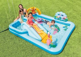 בריכה מתנפחת לילדים הרפתקה בג'ונגל244X198X71 סמ 57161 מבית INTEX