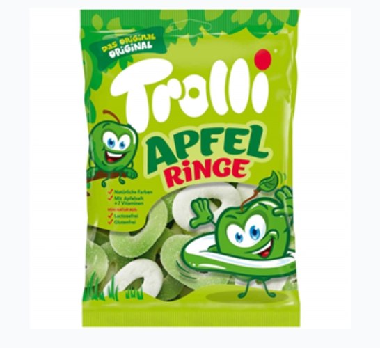 גומי תפוחים חמוצים ללא גלוטן Trolli