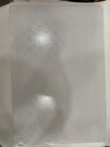 תחתית מלבן 30*45 לבן עבה