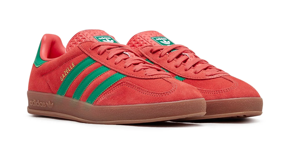 נעלי אדידס גאזל Adidas Gazelle Indoor אדום ירוק