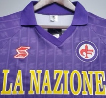 Fiorentina retro soccer jersey 1989-1990