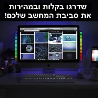 מנורת אווירה BeatLed - זזה לפי קצב הסאונד