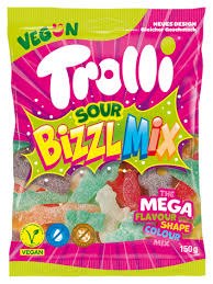 גומי נחשים ודובונים חמוצים ללא גלוטן Trolli