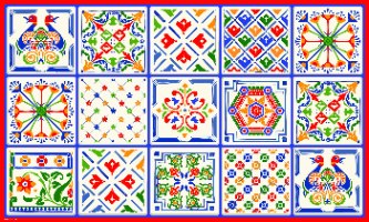 שטיח פי.וי.סי אקלקטי סקנדינבי  TIVA DESIGN קיים בגדלים שונים