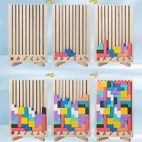 פאזל טטריס מעץ WoodTris
