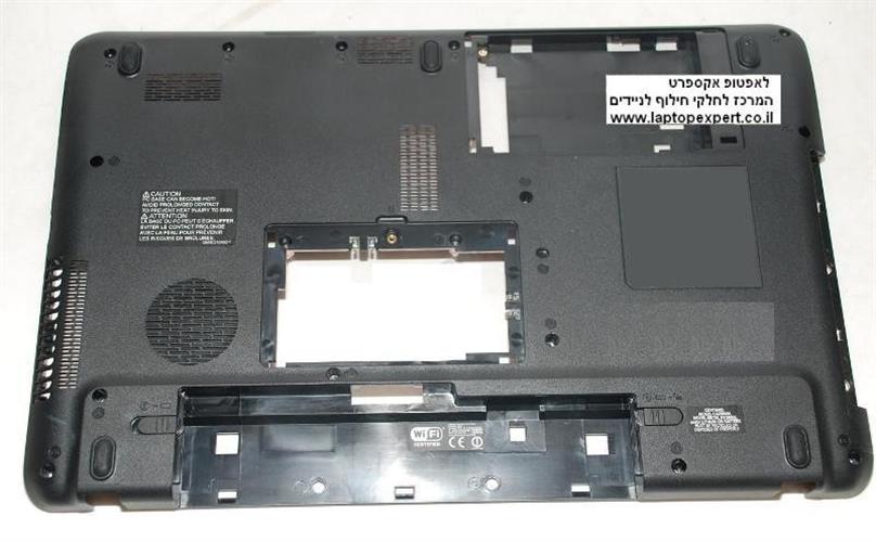 תושבת פלסטיק תחתית למחשב נייד טושיבה Toshiba Satellite C650 C655 C655D Genuine Bottom Case Base V000220790