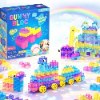 לבני לגו להרכבה מגומי רך ושקוף  רק - שלישית בובות קיי פופ גדולות בגובה 30 ס"מ KPOP