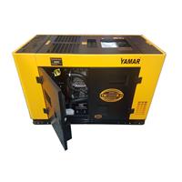 גנרטור דיזל מושתק 12KVA תלת פאזי קירור מים ומגע יבש