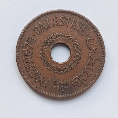מטבע 20 מיל, פלשתינה (א"י)- שנת 1942, המנדט הבריטי