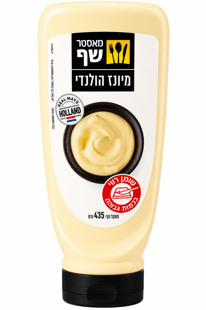 מיונז לחיץ 444 גרם - מאסטר שף