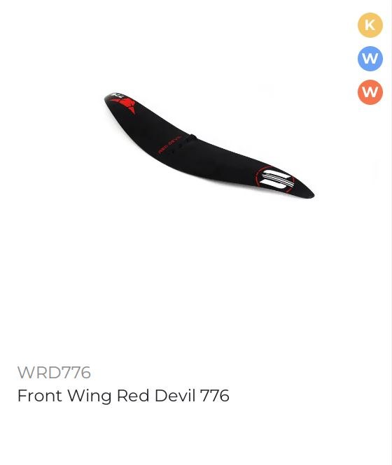 Front Wing WRD776 - 649 cm2