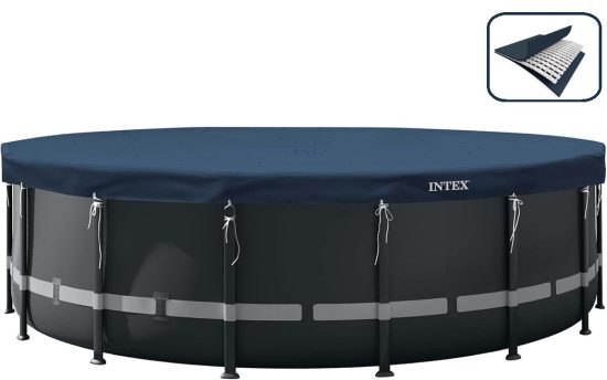 כיסוי דלוקס לבריכה עגולה 4.88 מ׳ | INTEX | מק״ט 28084 | קפיץ קפוץ