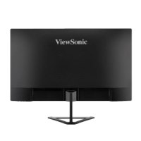 מסך גיימינג בגודל 27" Viewsonic VX2779A-HD-PRO – פריט בודד מציג את גב המסך השחור עם לוגו ViewSonic ומתקן עמוד שחור