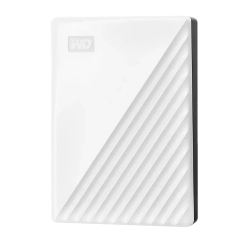 כונן קשיח חיצוני נייד Western Digital My Passport 6TB בצבע לבן