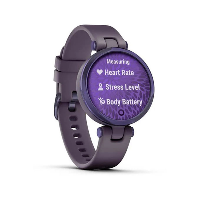 Lily Sport Midnight Orchid Bezel with Deep Orchid Case and Silicone Band