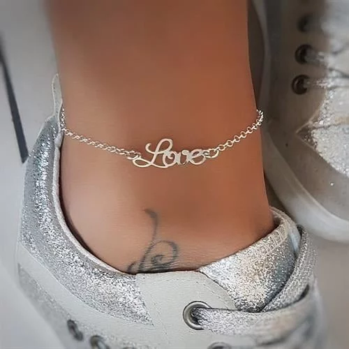 צמיד love לרגל