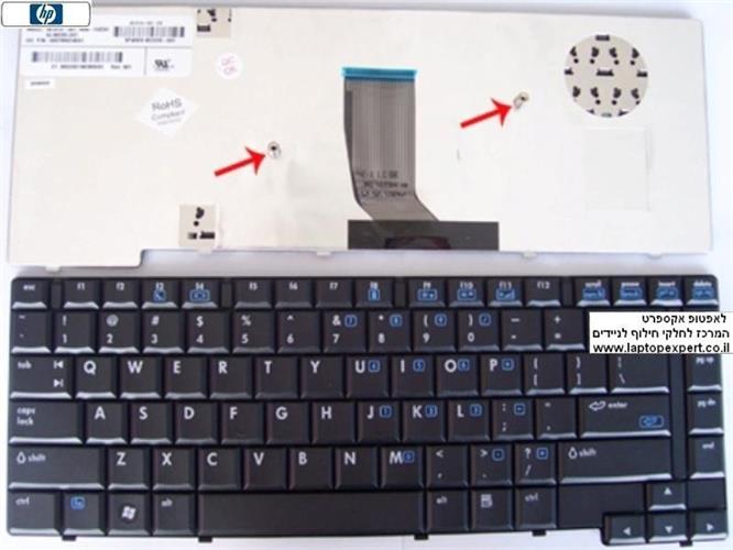 החלפת מקלדת למחשב נייד HP COMPAQ 8510W -  451019-001 6037B0024501 9J.N8282.D01 NSK-H4D01 Keyboard