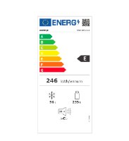 מקרר מקפיא תחתון 353 ליטר Gorenje NRK6202AXL4 - גימור נירוסטה