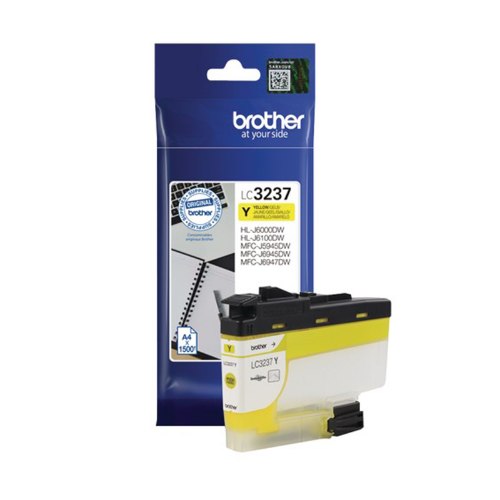 ראש דיו צהוב מקורי Brother Original LC-3237Y