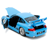 ג'אדה מהיר ועצבני - פורשה כחולה - Jada Fast & Furious 1:24 Brian's Porsche 911 GT3 RS