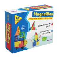 ערכת מגנטים 100 חלקים מגנה בלוקס - MagnaBlox