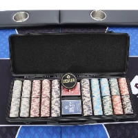 מזוודת פוקר ABS מקצועית 500 ז'יטונים-MONTE CARLO MILLIONS LOW