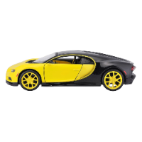מאיסטו - דגם מכונית בוגאטי שירון - Maisto Bugatti Chiron Black/Yellow 1:24