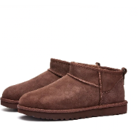 מגפי נשים אולטרה מיני UGG Classic Mini II - חום כהה