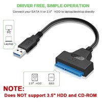מתאם לדיסק בקשיח "2.5 SATA to USB 3.0/Type-C Cable Up to 6 Gbps for 2.5" External HDD SSD