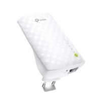 מגדיל טווח Tp-Link RE200 AC750 Mesh Wi-Fi Extender – אלחוטי לבן עם תקע חשמלי שקע רשת ונורית ירוקה דולקת עם 2 4GHz