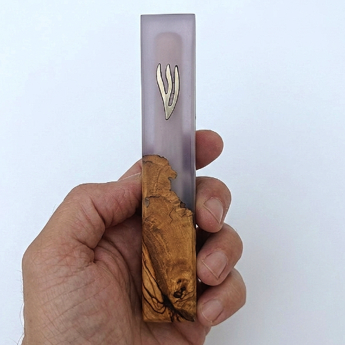 בית מזוזה שקוף בגודל 15 ס"מ