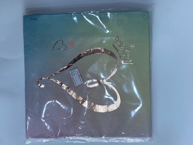 חב מפיות צבעוני לב
