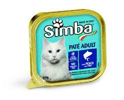 מעדן לחתולים סימבה פטה עם דגים 100 גרם - SIMBA WITH FISH 100G