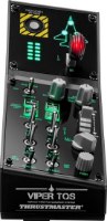 לוח בקרה Thrustmaster Viper Panel – פריט בודד פאנל שחור עם מגוון מתגים מוארים בירוק עם Type-C
