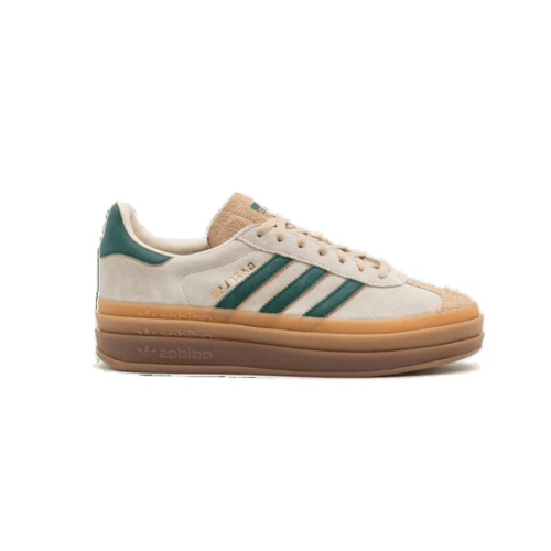 Adidas Gazelle Bold Magic Beige Collegiate Green