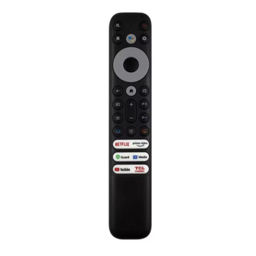 שלט תואם חכם לטלוויזיות TCL/טי סי אל עם כפתורי קיצור ל־Netflix, Prime,youtube