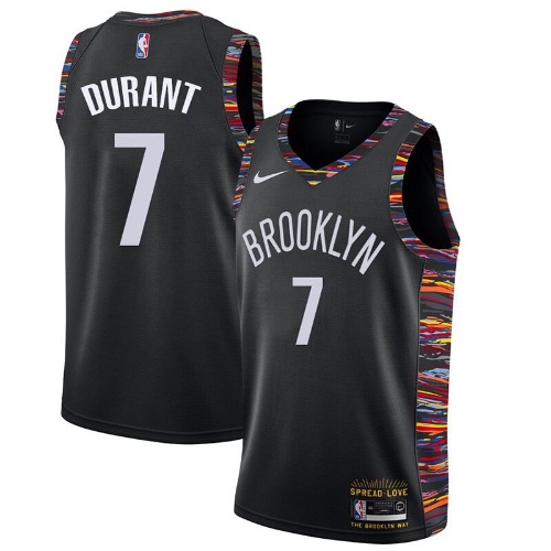 NBA Brooklyn Nets Nike City Edition #7Durant