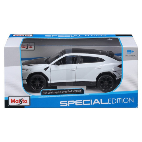 דגם ג'יפ למבורגיני אורוס לבן - Maisto Lamborghini Urus Performante White 1:24
