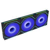 Lian-Li 120mm UNI FAN SL-INF FLEX Reverse Blade 3-Pack שחור