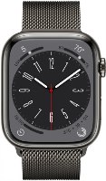 שעון חכם Apple Watch 45mm Series 8 GPS + Cellular צבע שעון Graphite Stainless Steel Case