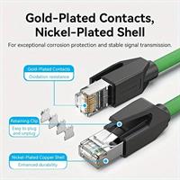 כבל רשת 5 מטר Vention CAT6a SFTP 5M Green