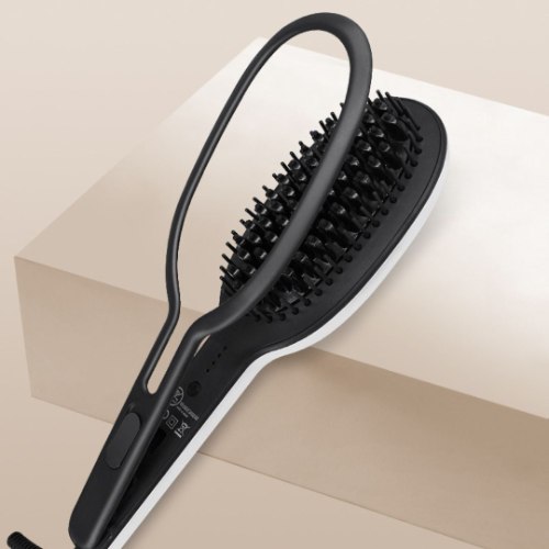מברשת חשמלית SPLINT COMB קרמית לשיער חלק ולהורדת הנפח