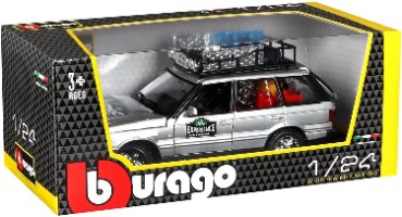 מכונית בוראגו ראנג' רובר כסופה Bburago Land Rover Range Rover 1/24