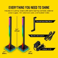 Corsair iCUE LT100 Smart Lighting Towers Starter Kit